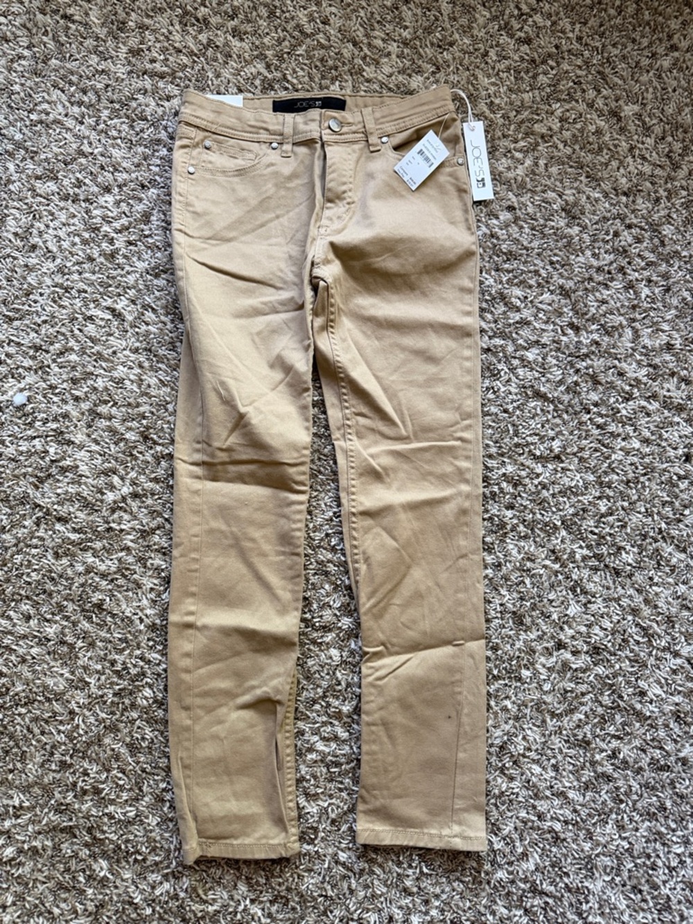Joe's Jeans Straight Boys Tan Stretch Denim